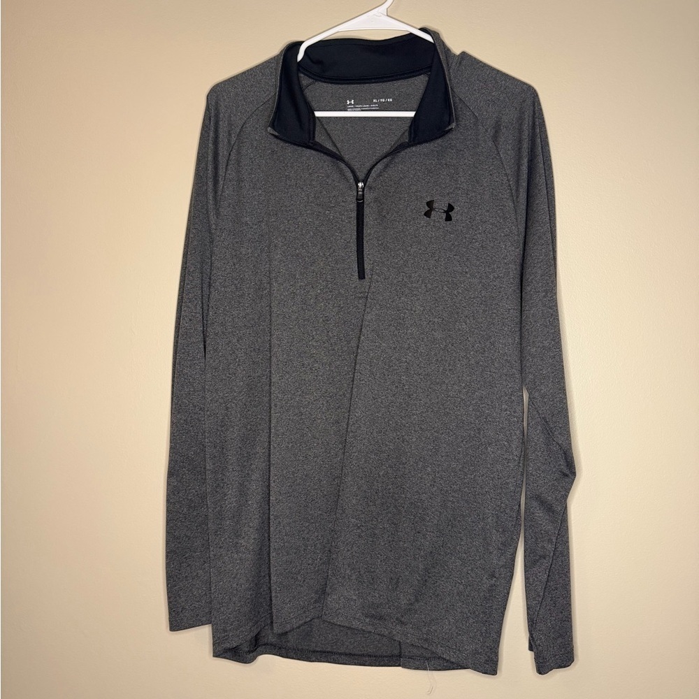 Under Armour Black and Gray Pullover